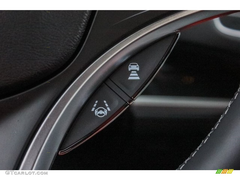 2020 Acura RLX Sport Hybrid SH-AWD Ebony Steering Wheel Photo #135011618