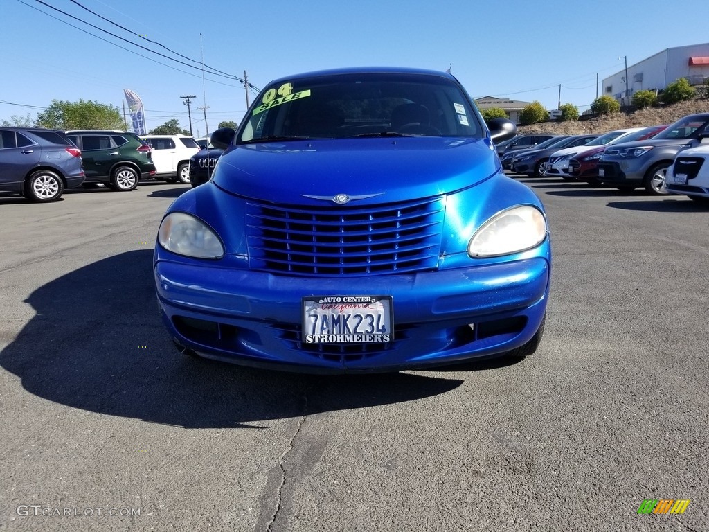 2004 PT Cruiser  - Electric Blue Pearlcoat / Taupe/Pearl Beige photo #3