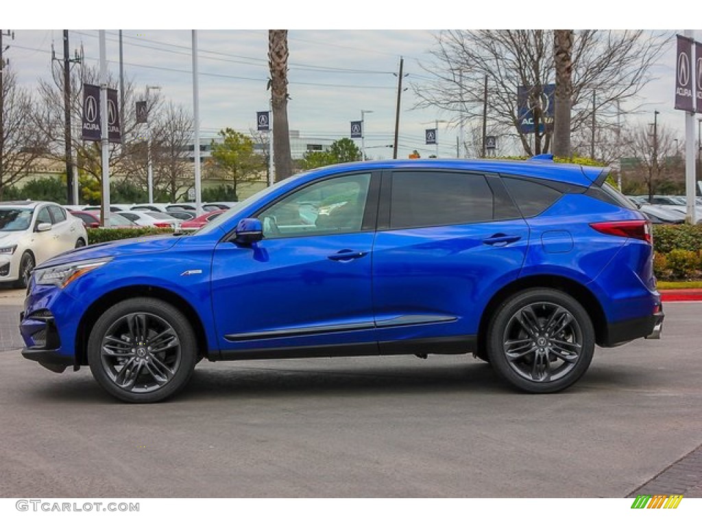 Apex Blue Pearl 2020 Acura RDX A-Spec AWD Exterior Photo #135012424