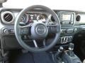 2020 Jeep Wrangler Black/Heritage Tan Interior Steering Wheel Photo