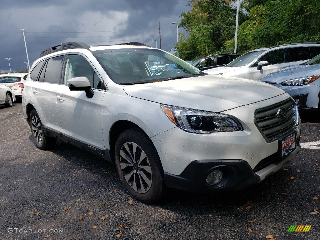 2017 Outback 3.6R Limited - Crystal White Pearl / Warm Ivory photo #1