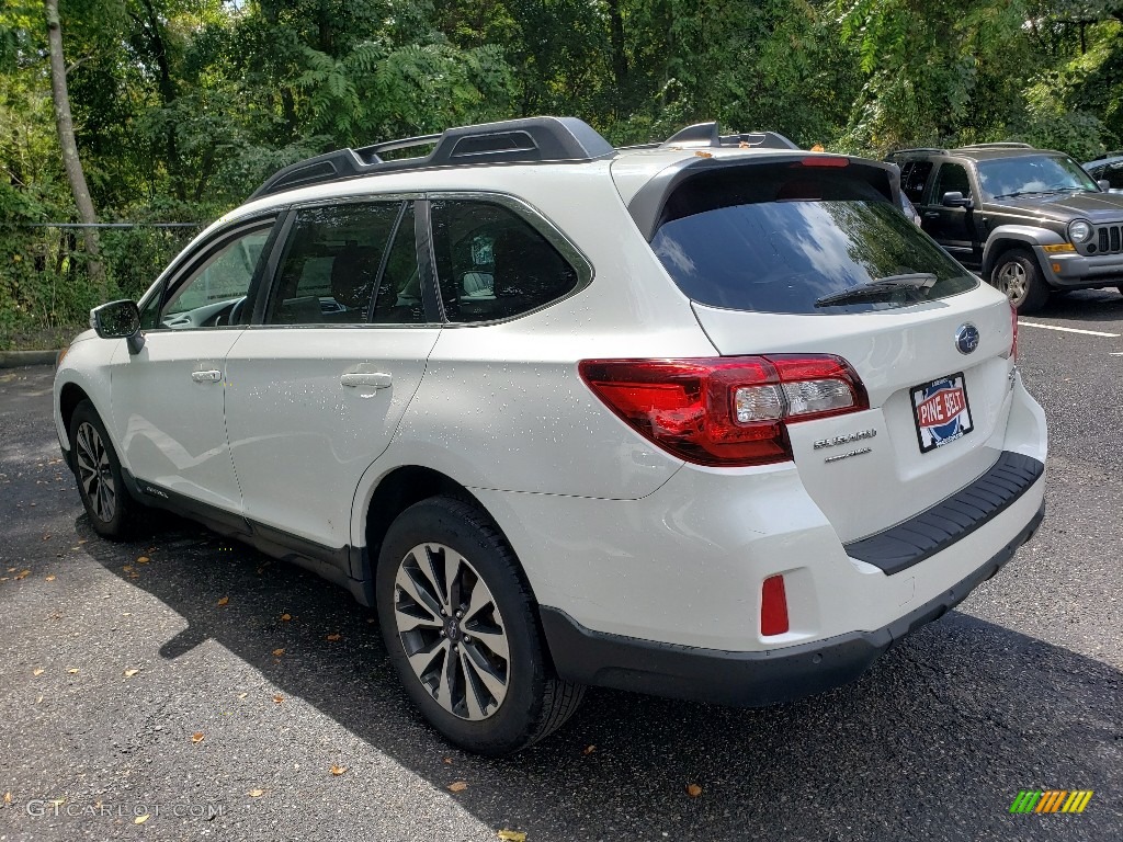 2017 Outback 3.6R Limited - Crystal White Pearl / Warm Ivory photo #2