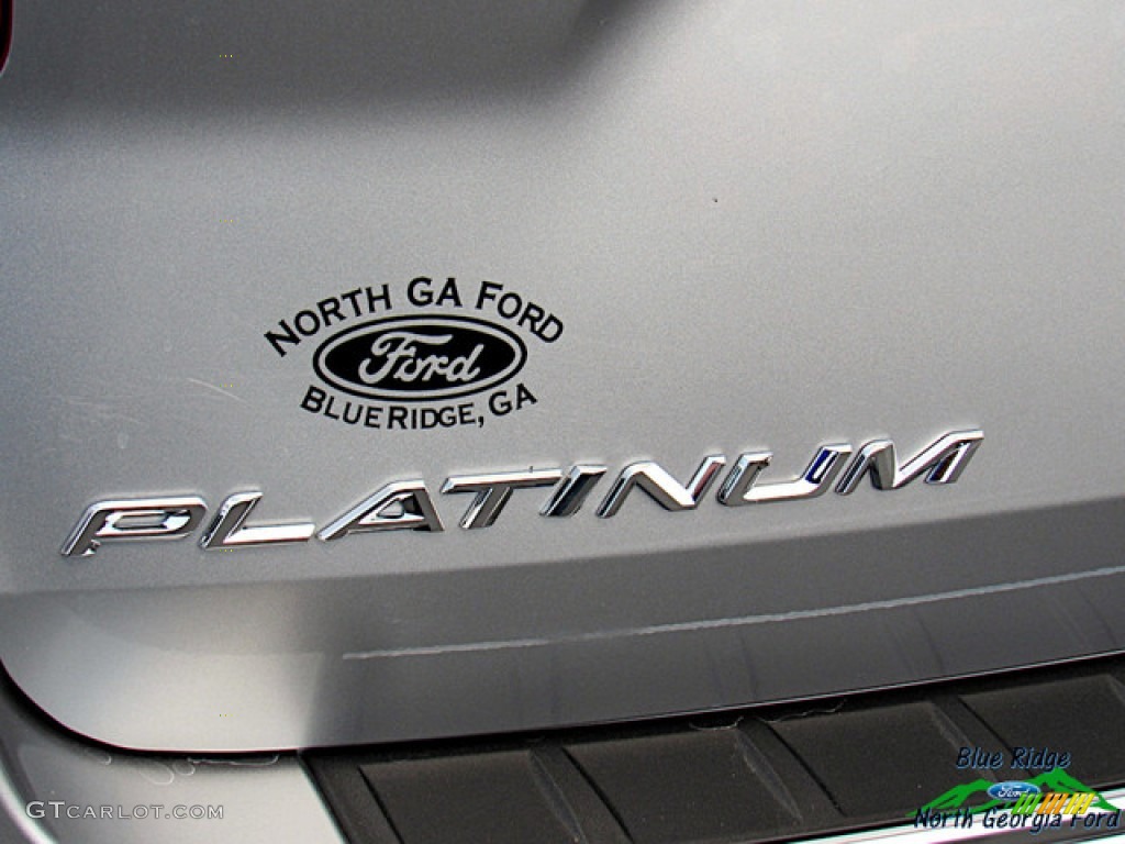 2020 Explorer Platinum 4WD - Iconic Silver Metallic / Ebony photo #38
