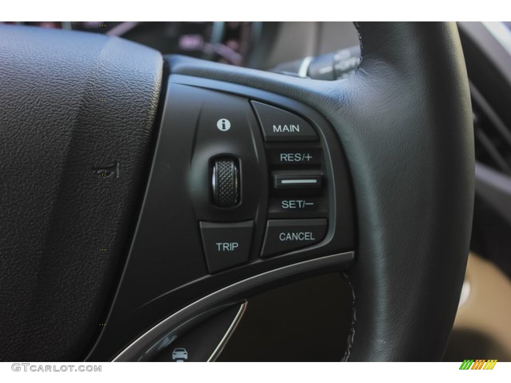 2020 Acura MDX Sport Hybrid SH-AWD Parchment Steering Wheel Photo #135015625