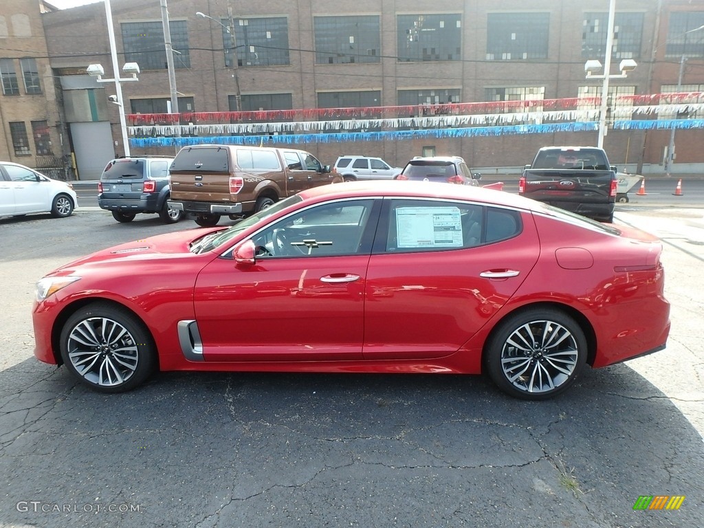 HiChroma Red 2019 Kia Stinger 2.0L AWD Exterior Photo #135016767