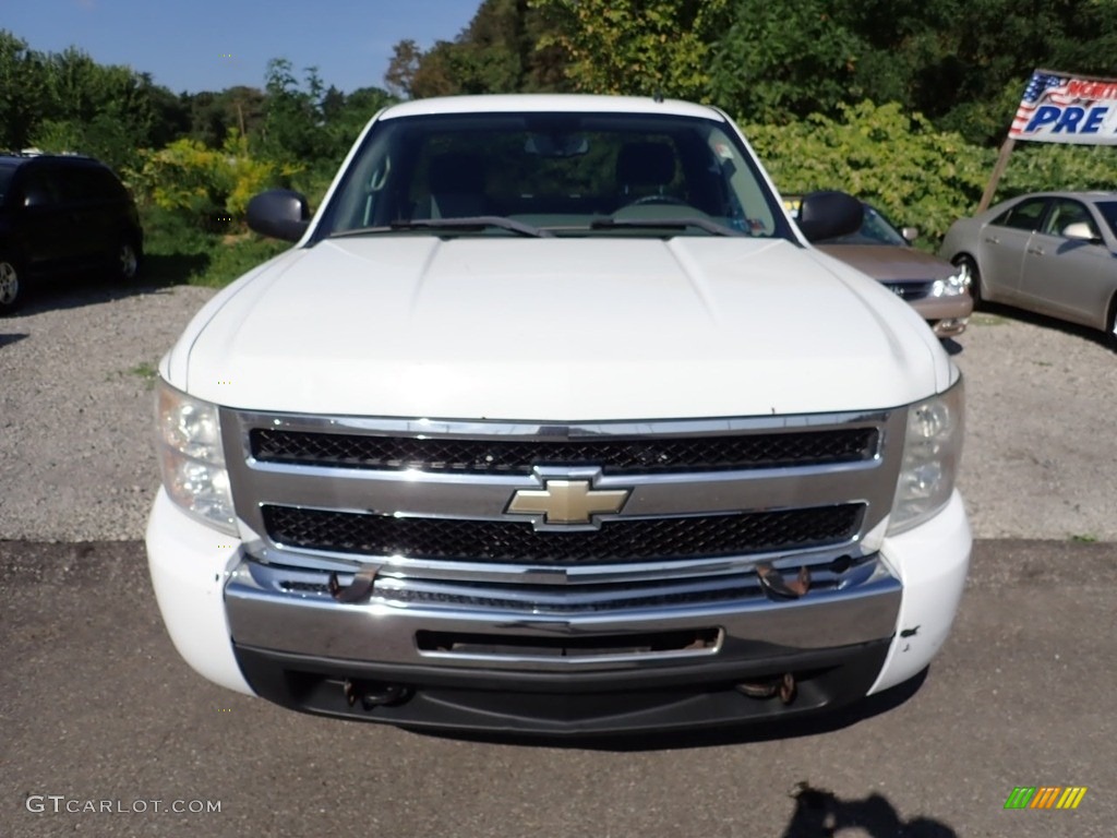 2009 Silverado 1500 Regular Cab 4x4 - Summit White / Dark Titanium photo #6