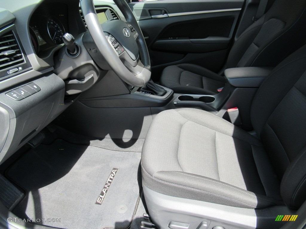 2017 Elantra Value Edition - Lakeside Blue / Black photo #10