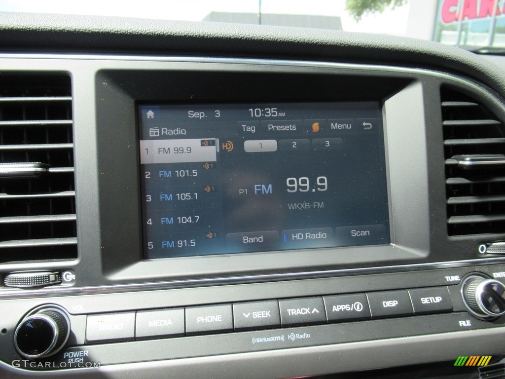 2017 Elantra Value Edition - Lakeside Blue / Black photo #17