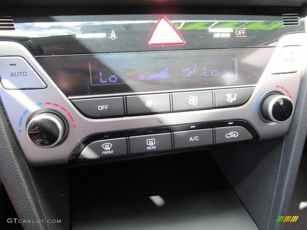 2017 Elantra Value Edition - Lakeside Blue / Black photo #18