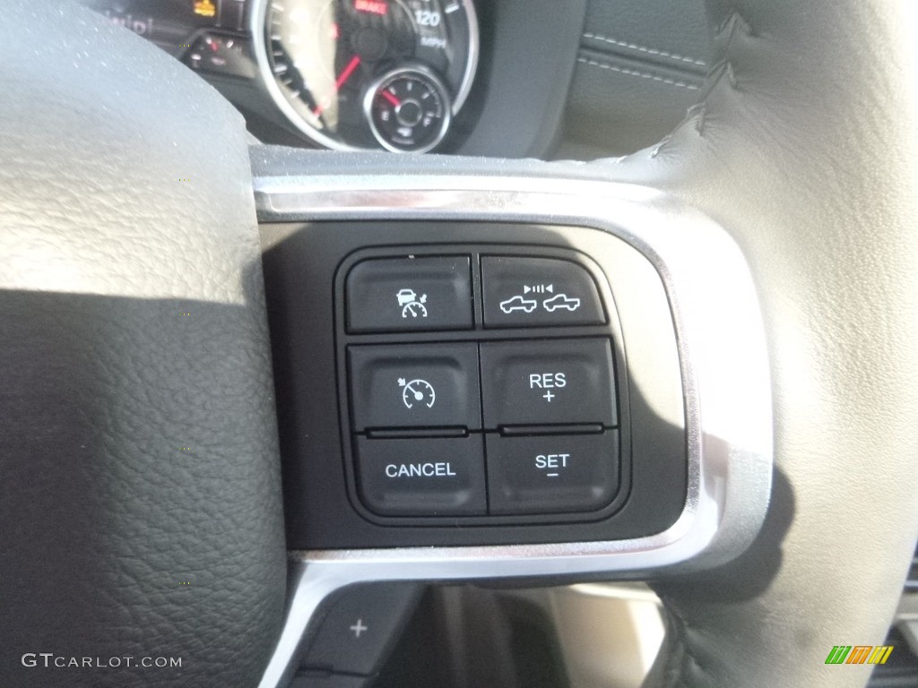 2019 Ram 3500 Laramie Crew Cab 4x4 Black Steering Wheel Photo #135017889