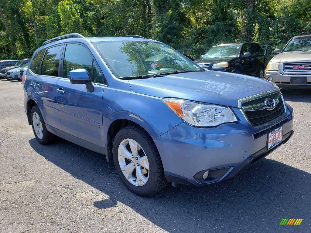 2015 Forester 2.5i Limited - Quartz Blue Pearl / Gray photo #1