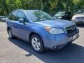 2015 Quartz Blue Pearl Subaru Forester 2.5i Limited  photo #1