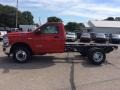 2019 Flame Red Ram 3500 Tradesman Regular Cab 4x4 Chassis  photo #6