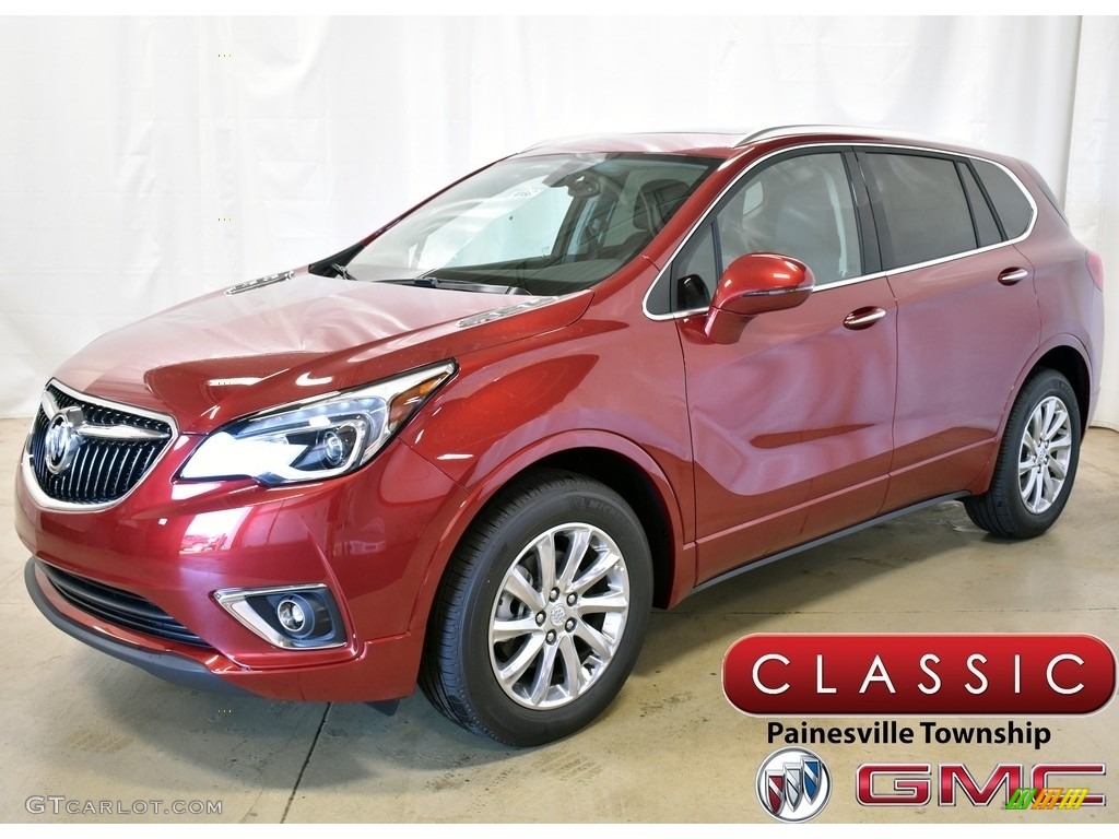 Chili Red Metallic Buick Envision