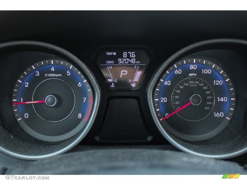 2013 Elantra Limited - Desert Bronze / Gray photo #11