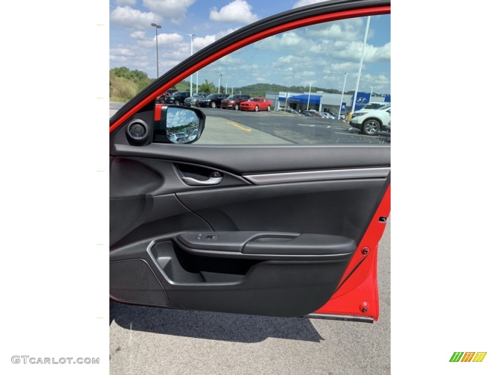 2019 Civic Sport Sedan - Rallye Red / Black photo #26