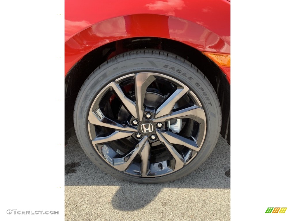 2019 Civic Sport Sedan - Rallye Red / Black photo #29