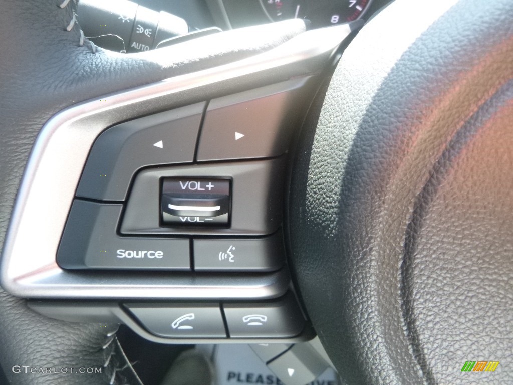 2020 Subaru Outback 2.5i Limited Slate Black Steering Wheel Photo #135030021
