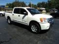 2010 Blizzard White Nissan Titan SE Crew Cab 4x4  photo #5