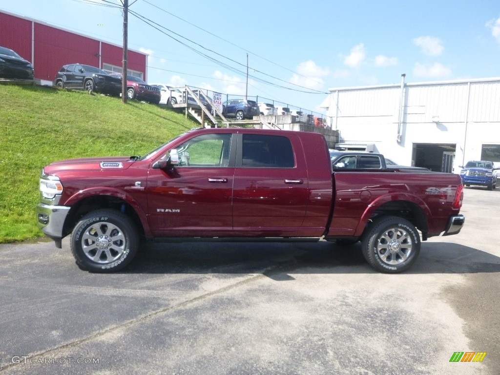 Delmonico Red Pearl 2019 Ram 2500 Laramie Mega Cab 4x4 Exterior Photo #135031377