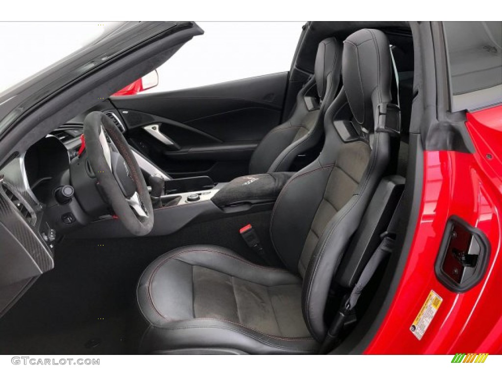 Jet Black Interior 2017 Chevrolet Corvette Z06 Coupe Photo #135033651