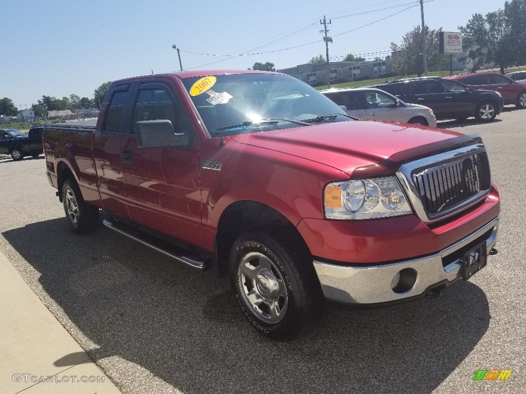 2007 F150 XLT SuperCab 4x4 - Redfire Metallic / Medium/Dark Flint photo #24