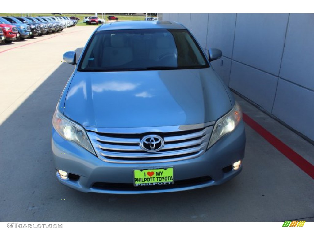 2011 Avalon Limited - Zephyr Blue Metallic / Light Gray photo #3