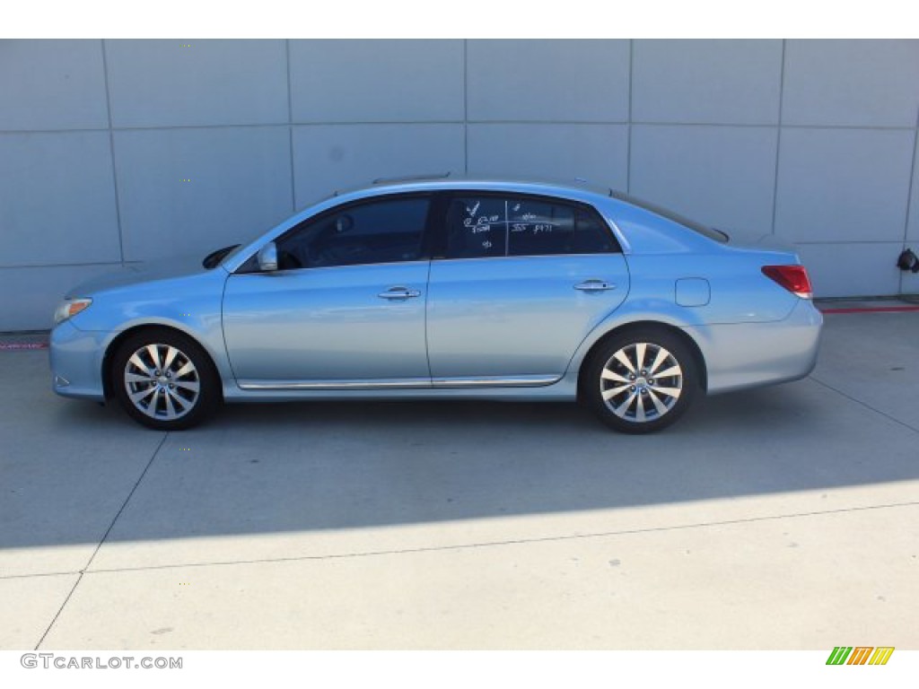 2011 Avalon Limited - Zephyr Blue Metallic / Light Gray photo #10