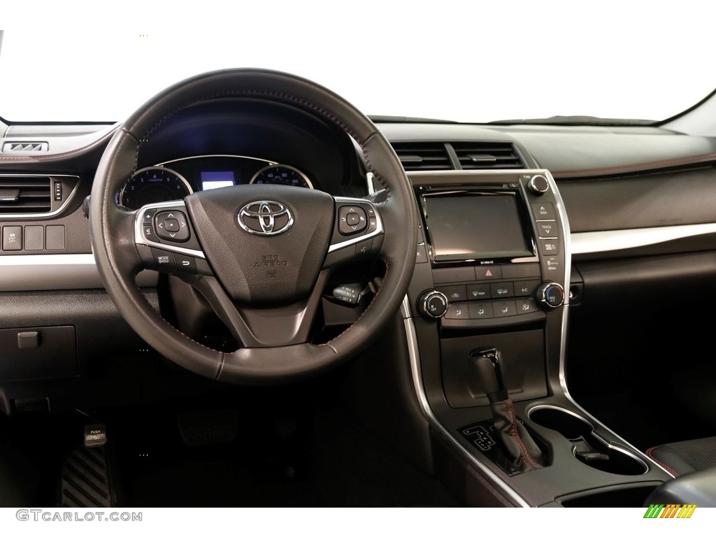 2017 Camry SE - Blue Streak Metallic / Black photo #6