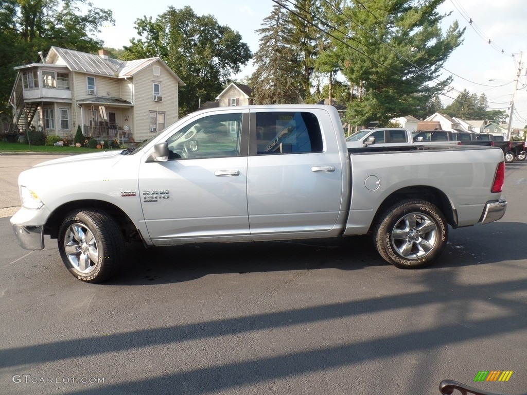 2019 1500 Classic Big Horn Crew Cab 4x4 - Bright Silver Metallic / Black/Diesel Gray photo #10