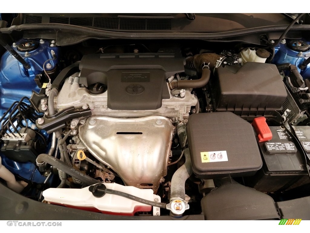 2017 Camry SE - Blue Streak Metallic / Black photo #19