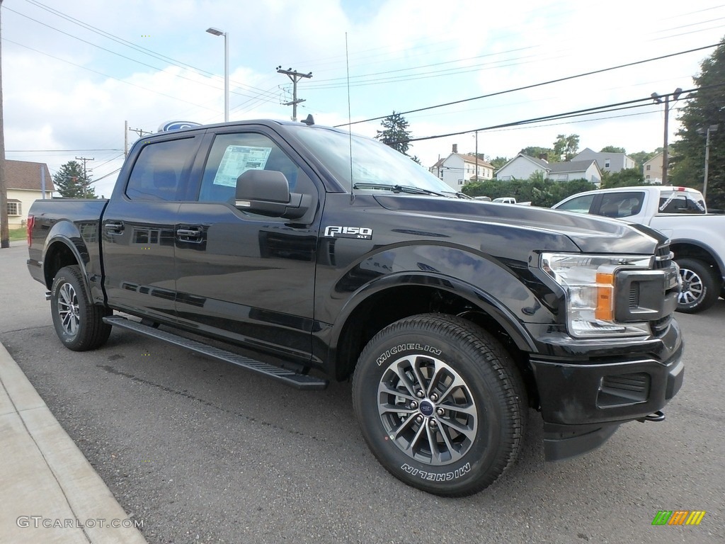 2019 F150 XLT SuperCrew 4x4 - Agate Black / Black photo #3