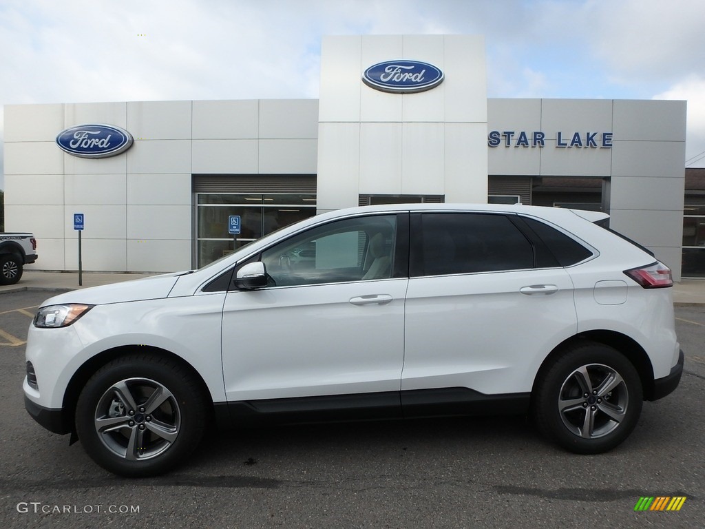 2019 Edge SEL AWD - Oxford White / Dune photo #1