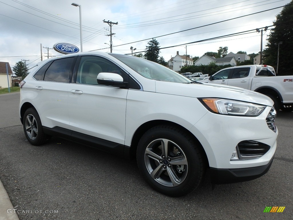 Oxford White 2019 Ford Edge SEL AWD Exterior Photo #135037563