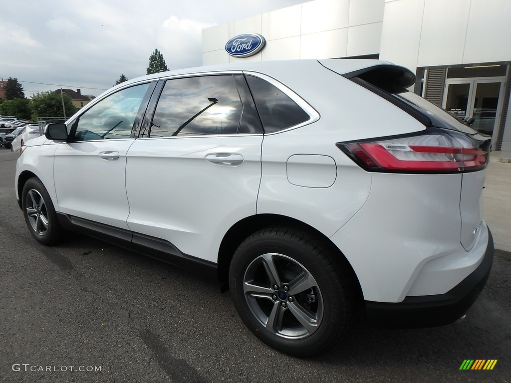Oxford White 2019 Ford Edge SEL AWD Exterior Photo #135037707
