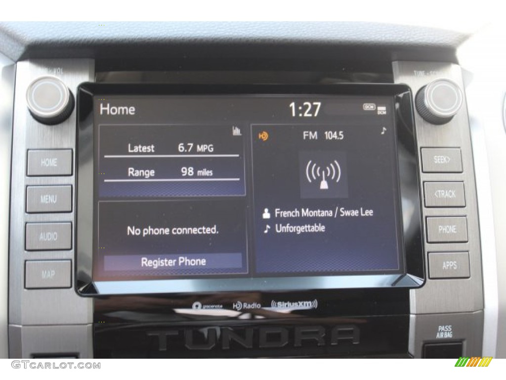 2020 Toyota Tundra TSS Off Road Double Cab Controls Photo #135037710