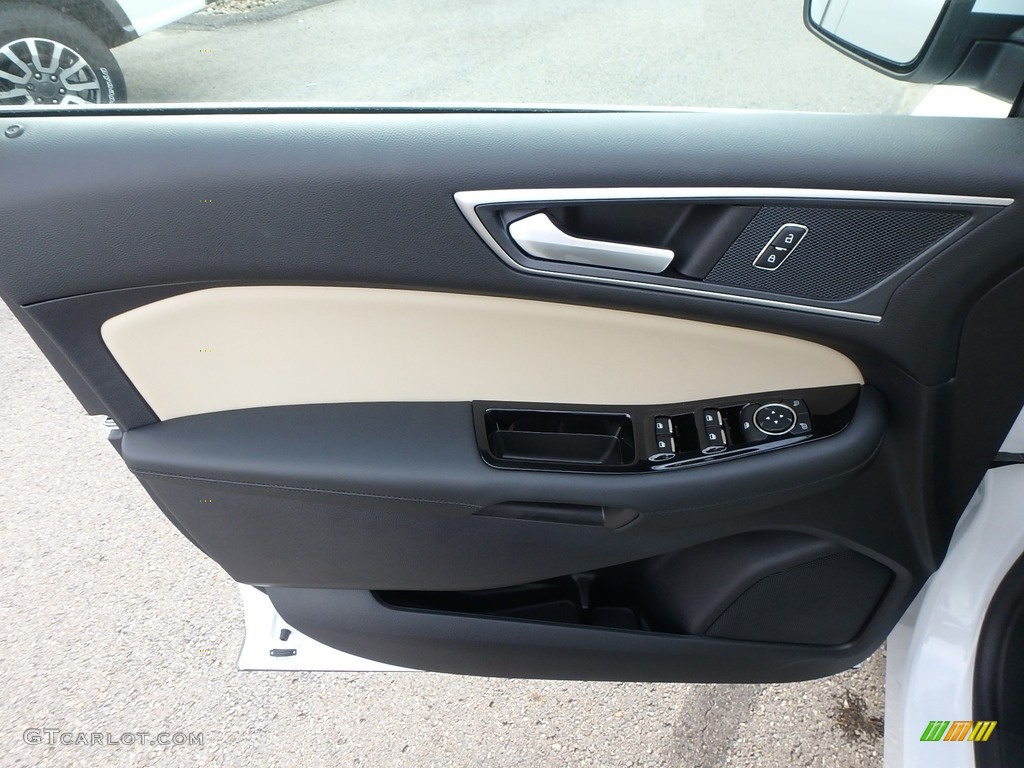 2019 Ford Edge SEL AWD Dune Door Panel Photo #135037854