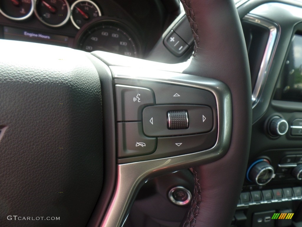 2020 Chevrolet Silverado 2500HD LTZ Crew Cab 4x4 Jet Black Steering Wheel Photo #135040080