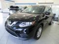 2015 Super Black Nissan Rogue SV AWD  photo #1