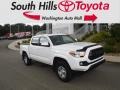 2017 Super White Toyota Tacoma SR Double Cab 4x4  photo #1