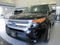 2014 Tuxedo Black Ford Explorer XLT 4WD  photo #1