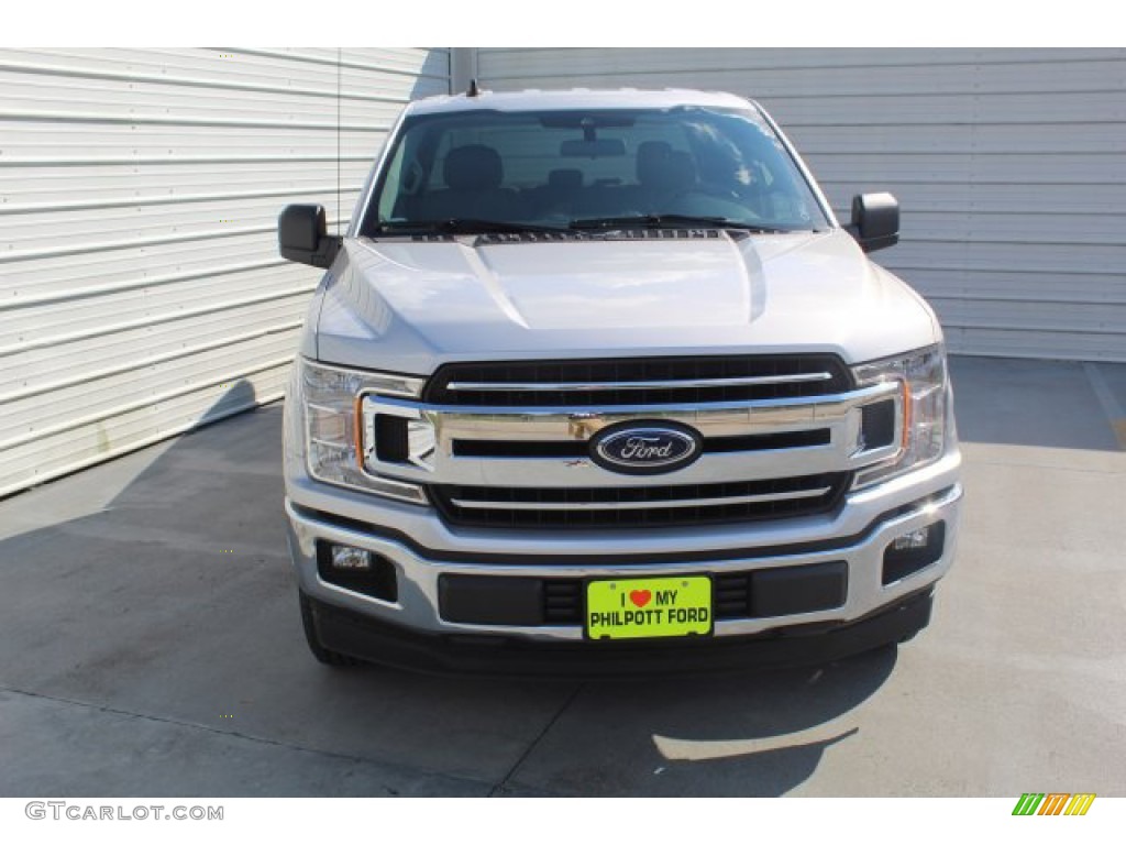 2019 F150 XLT SuperCab - Ingot Silver / Earth Gray photo #3