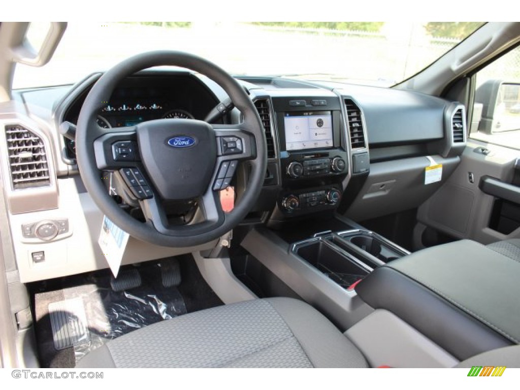 2019 Ford F150 XLT SuperCab Earth Gray Dashboard Photo #135042834