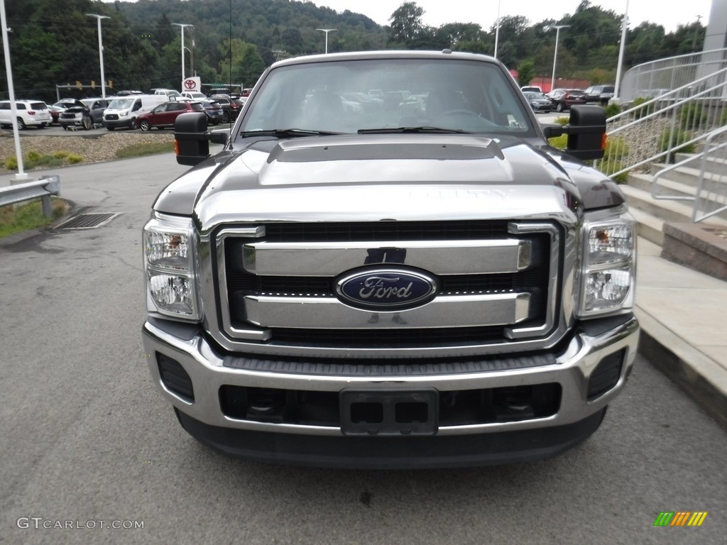 2016 F250 Super Duty XLT Super Cab 4x4 - Caribou Metallic / Adobe photo #6