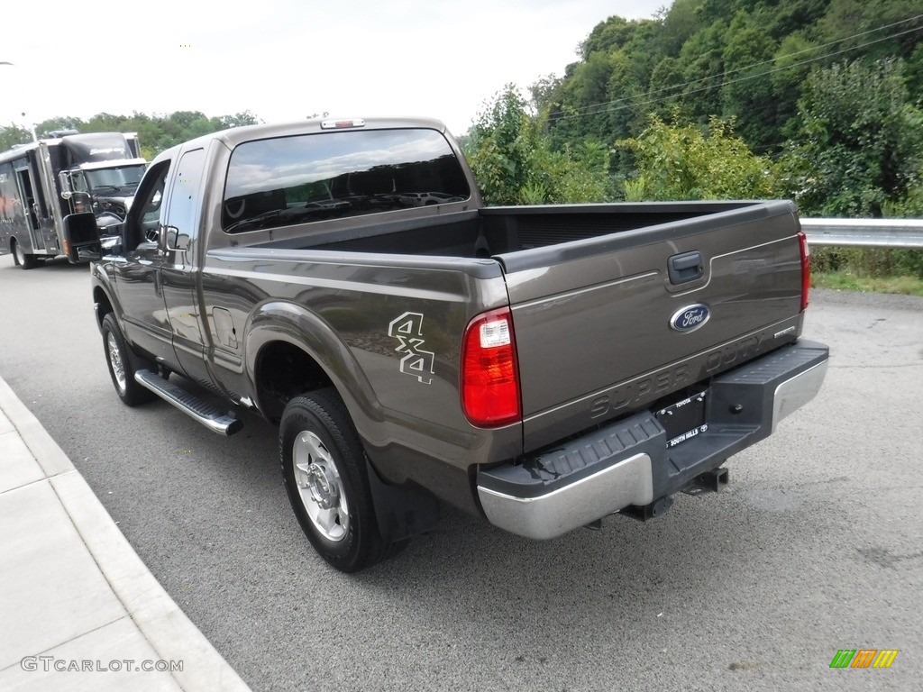2016 F250 Super Duty XLT Super Cab 4x4 - Caribou Metallic / Adobe photo #9