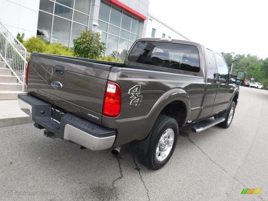2016 F250 Super Duty XLT Super Cab 4x4 - Caribou Metallic / Adobe photo #11