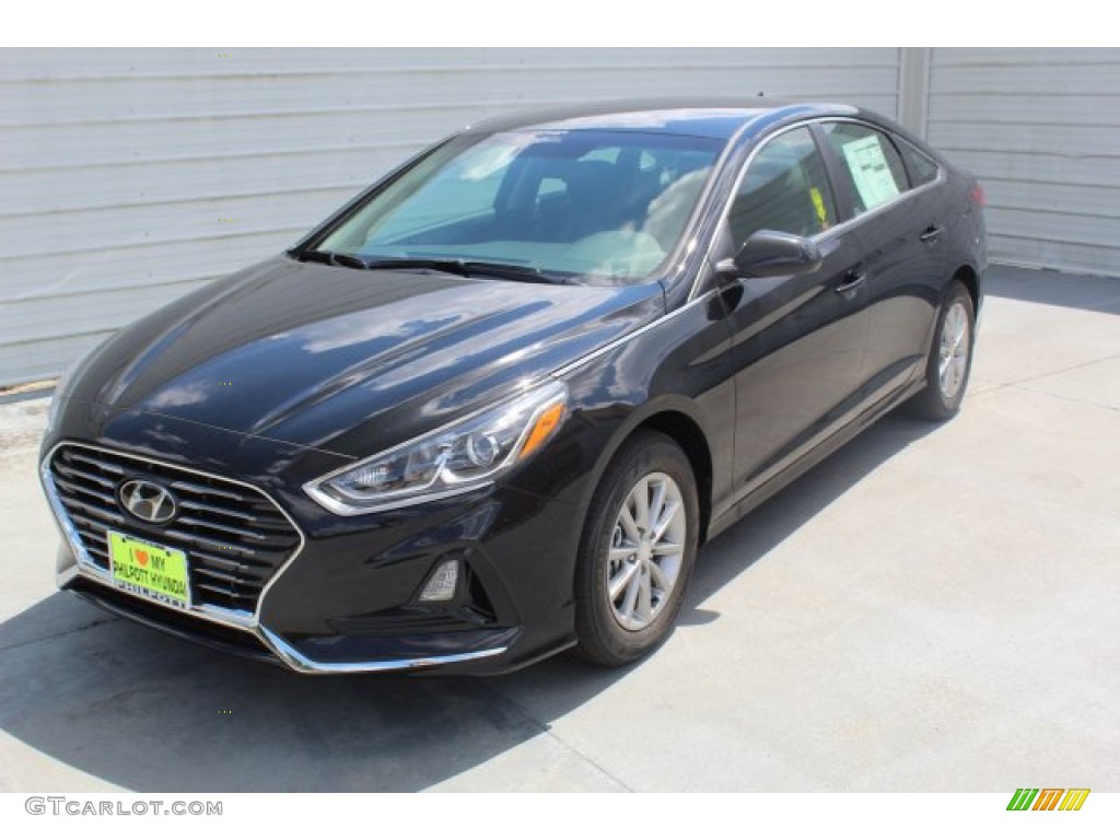 2019 Sonata SE - Phantom Black / Black photo #4