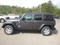 2020 Granite Crystal Metallic Jeep Wrangler Unlimited Sport 4x4  photo #2