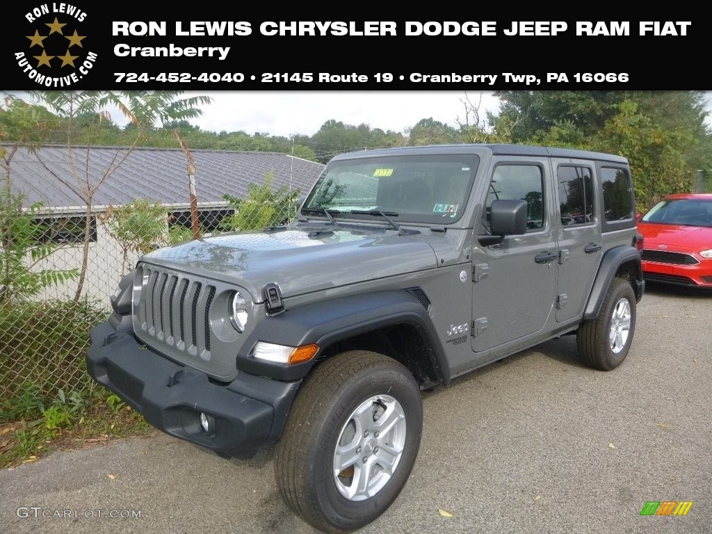 2020 Wrangler Unlimited Sport 4x4 - Sting-Gray / Black photo #1