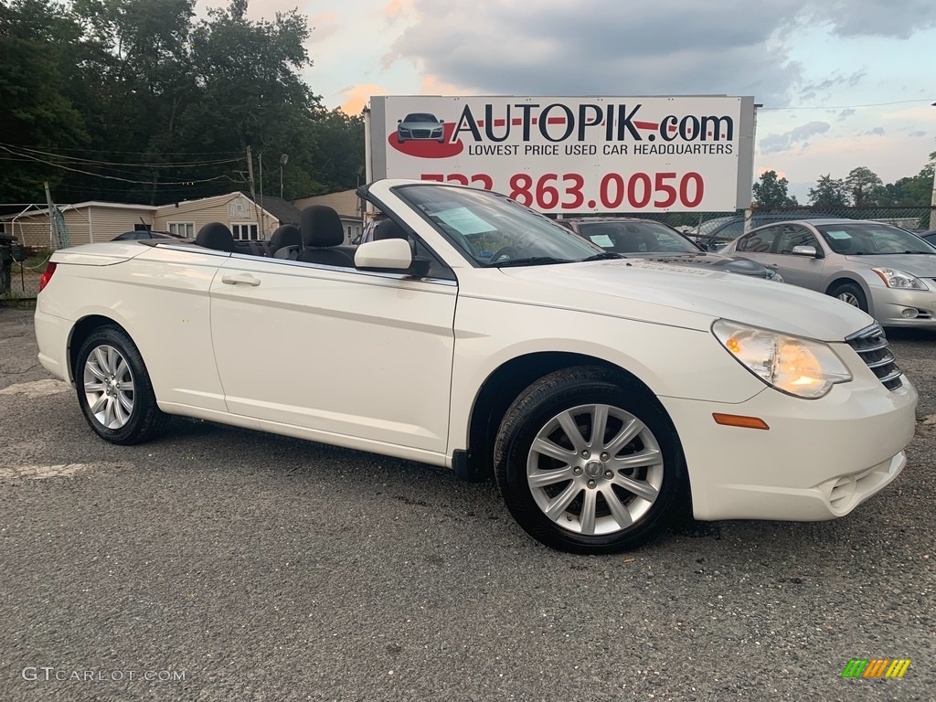 2010 Sebring Touring Convertible - Stone White / Dark Khaki/Light Graystone photo #1